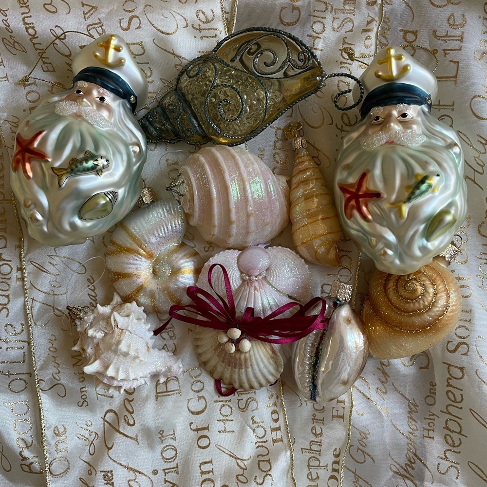 Seashell ~ Shell ~ Beach ~ Nautical Ornaments